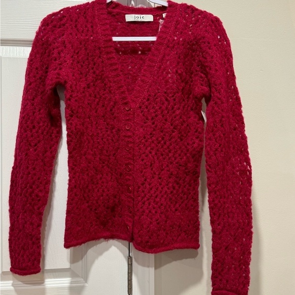 JOIE
Vara Open Knit Cardigan alpaca and wool blend Sz : XS - Picture 7 of 10